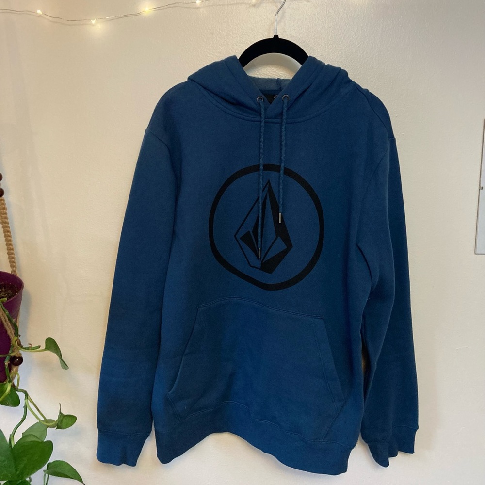 Volcom hoodie sweatshirt size S blue